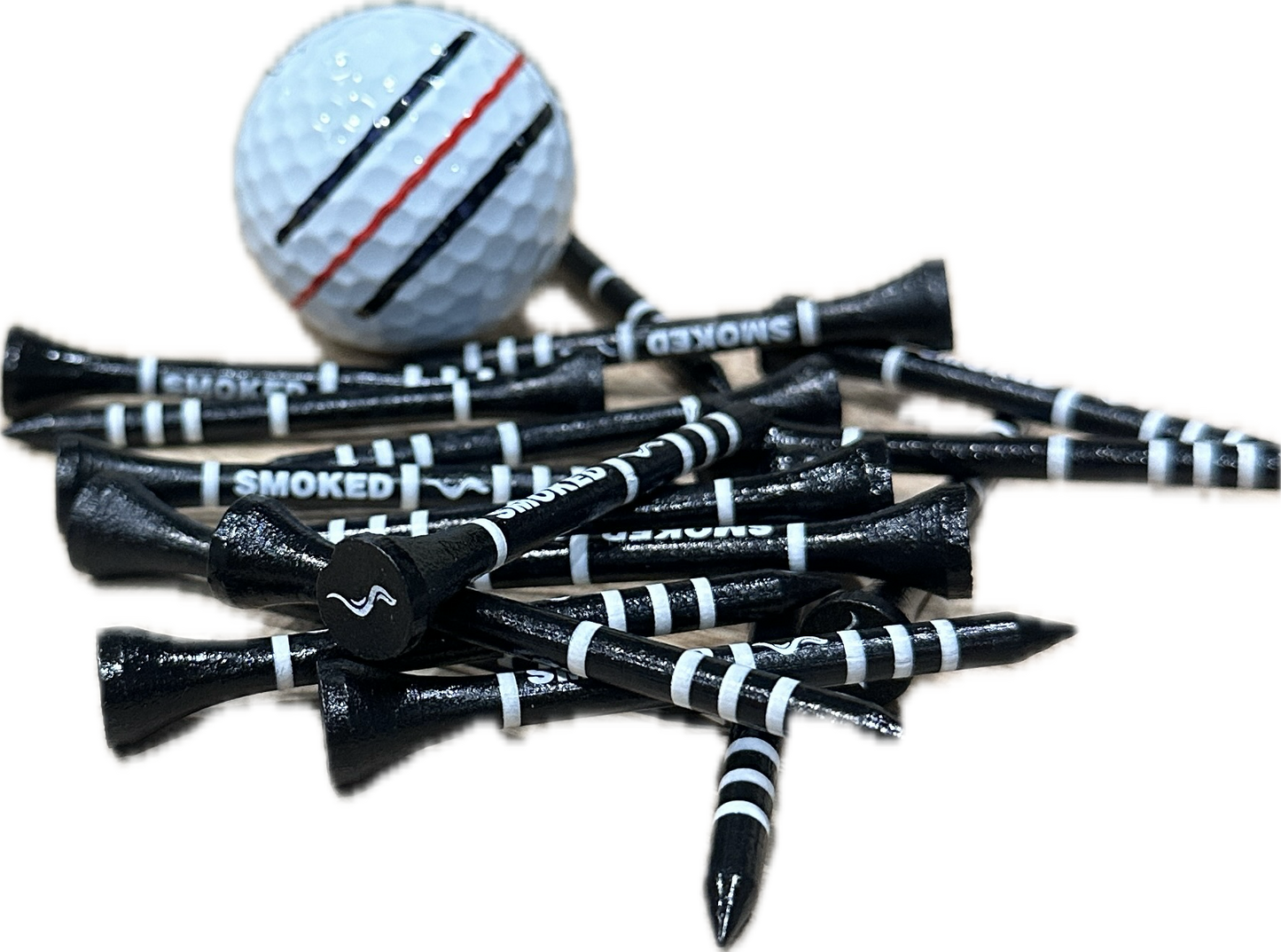 Smoked Tees Premium Golf Tees (18 Pack)