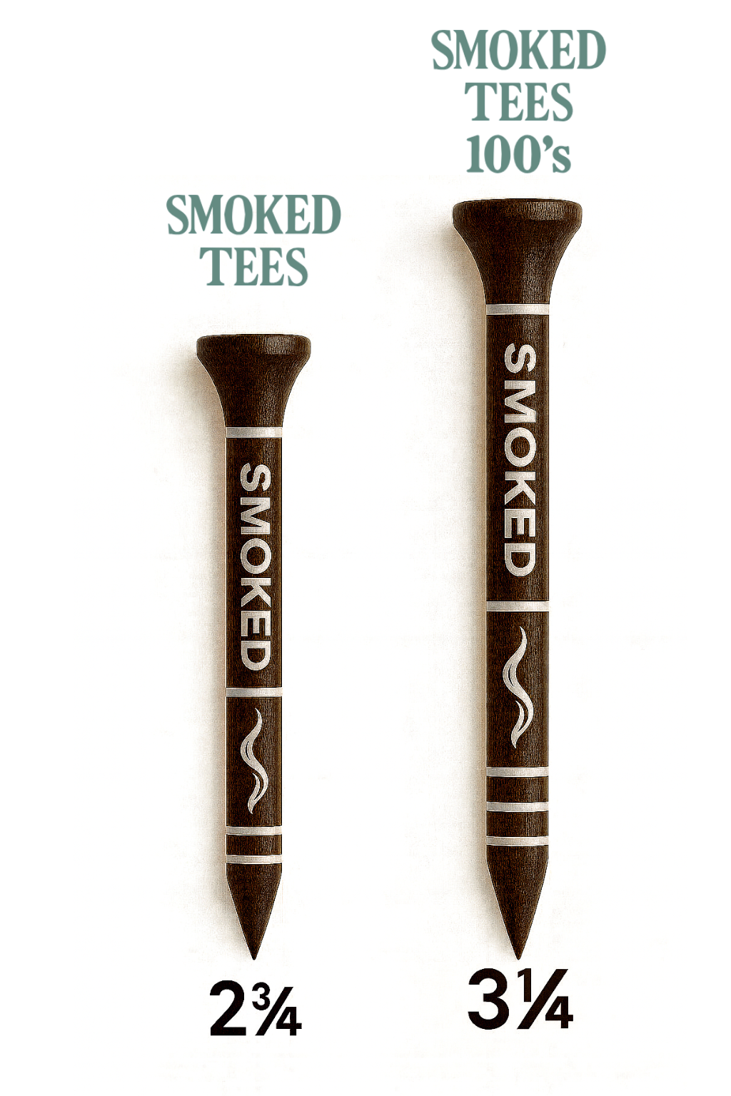 Smoked Tees Premium Golf Tees (18 Pack)